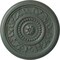 Ekena Millwork Marseille Ceiling Medallion (Fits Canopies up to 4 1/4"), 16 1/8"OD x 5/8"P, Cloud Burst Crackle CM16MACBC - alternate 1